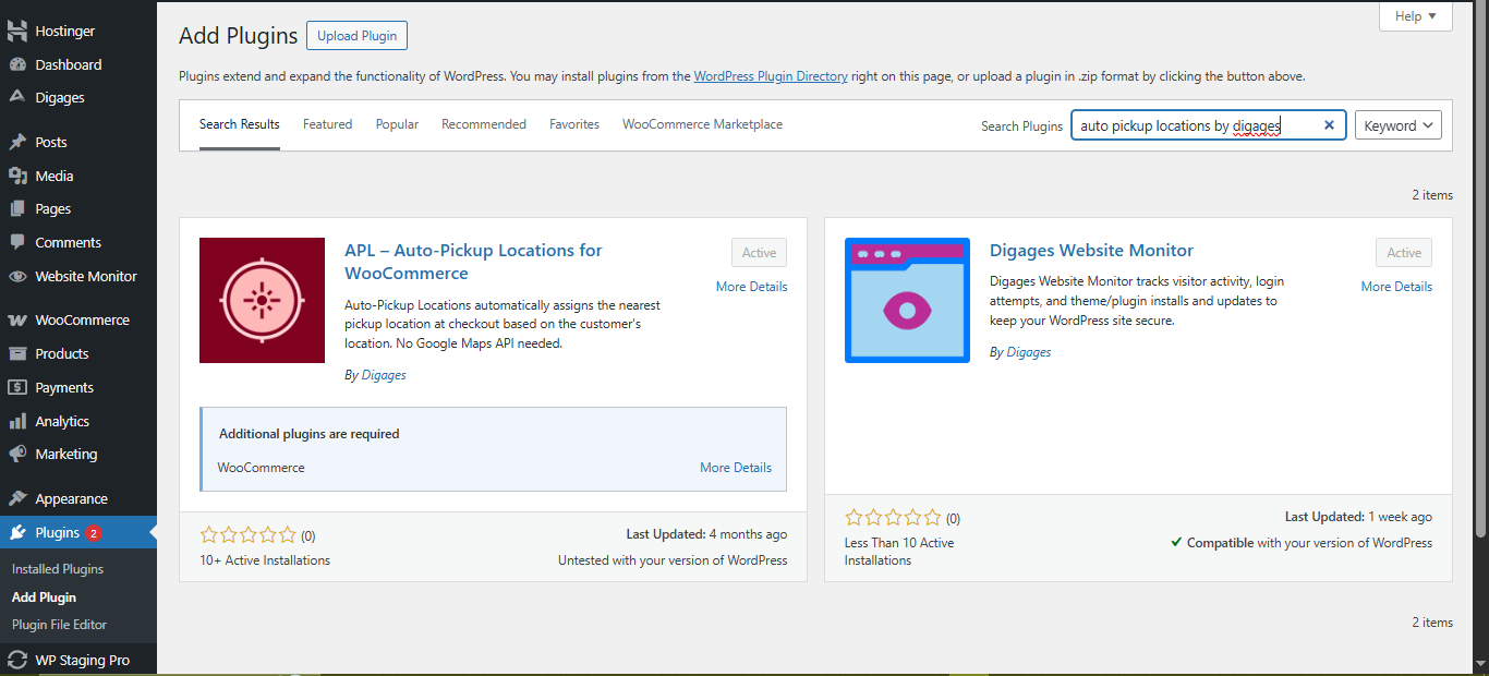 Finding APL on WordPress